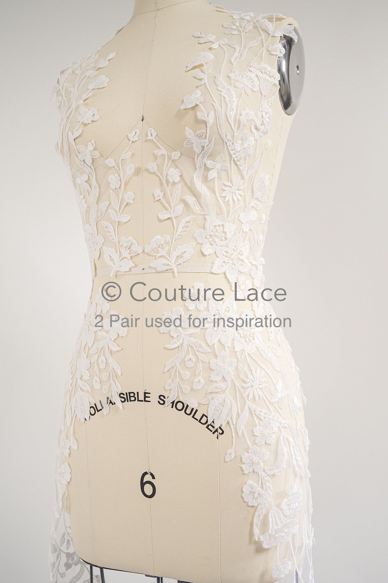 Hochzeit Blumen Applikation/ Blumen Spitzen Applikationen/ romantisches Kleid Applikationen/ Blatt Applikationen// A23-361