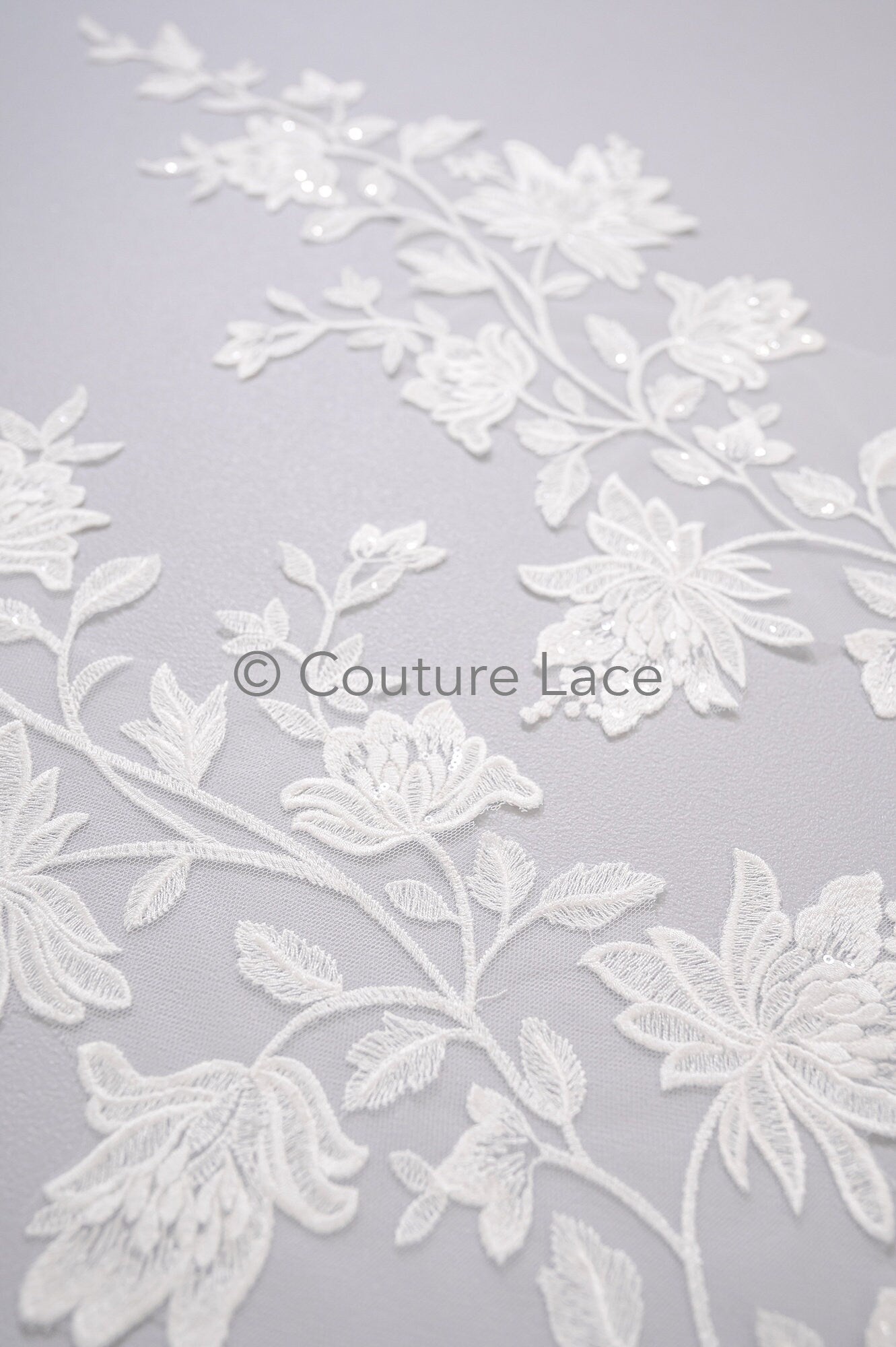 Hochzeit Blumen Applikationen/ Blumen Spitzen Applikationen/ romantisches Kleid Applikationen/ Blatt Applikationen// A23-362