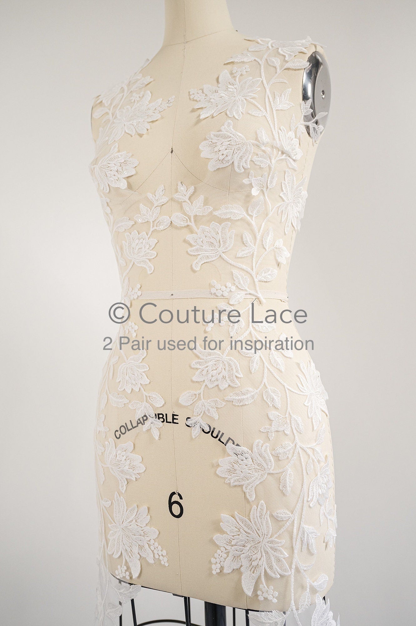 Hochzeit Blumen Applikationen/ Blumen Spitzen Applikationen/ romantisches Kleid Applikationen/ Blatt Applikationen// A23-362