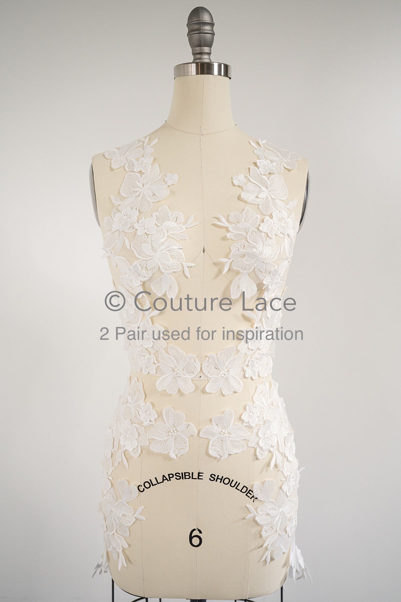 3D Blumen Applikationen/ Blumen Spitze Hochzeit Aufnäher/ romantisches Kleid Applikationen/ Blatt Applikationen// A23-363