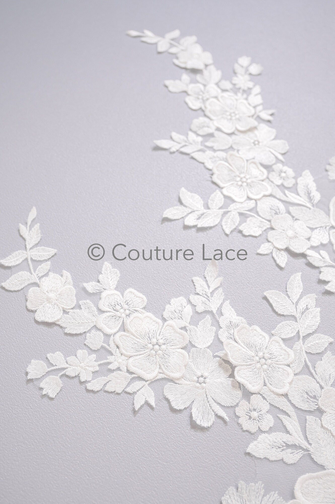 3D Blumen Applikationen/ Blumen Spitze Hochzeit Applikationen/ romantisches Kleid Applikationen/ Blatt Applikationen// A23-365