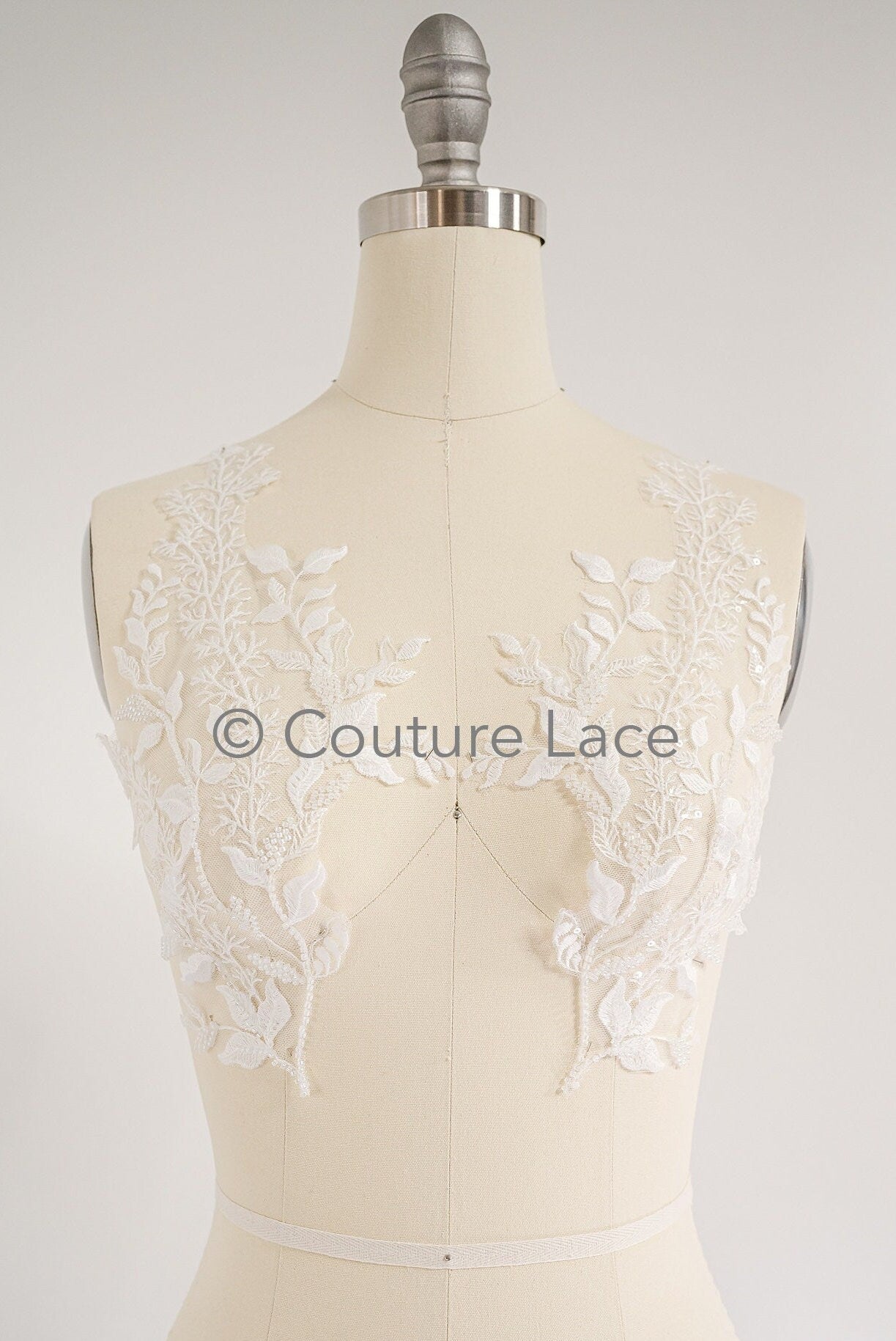 Hochzeit Blumen Applikation/ Blumen Spitzen Applikation/ romantische Spitzen Applikation/ Blatt Applikation// A23-368