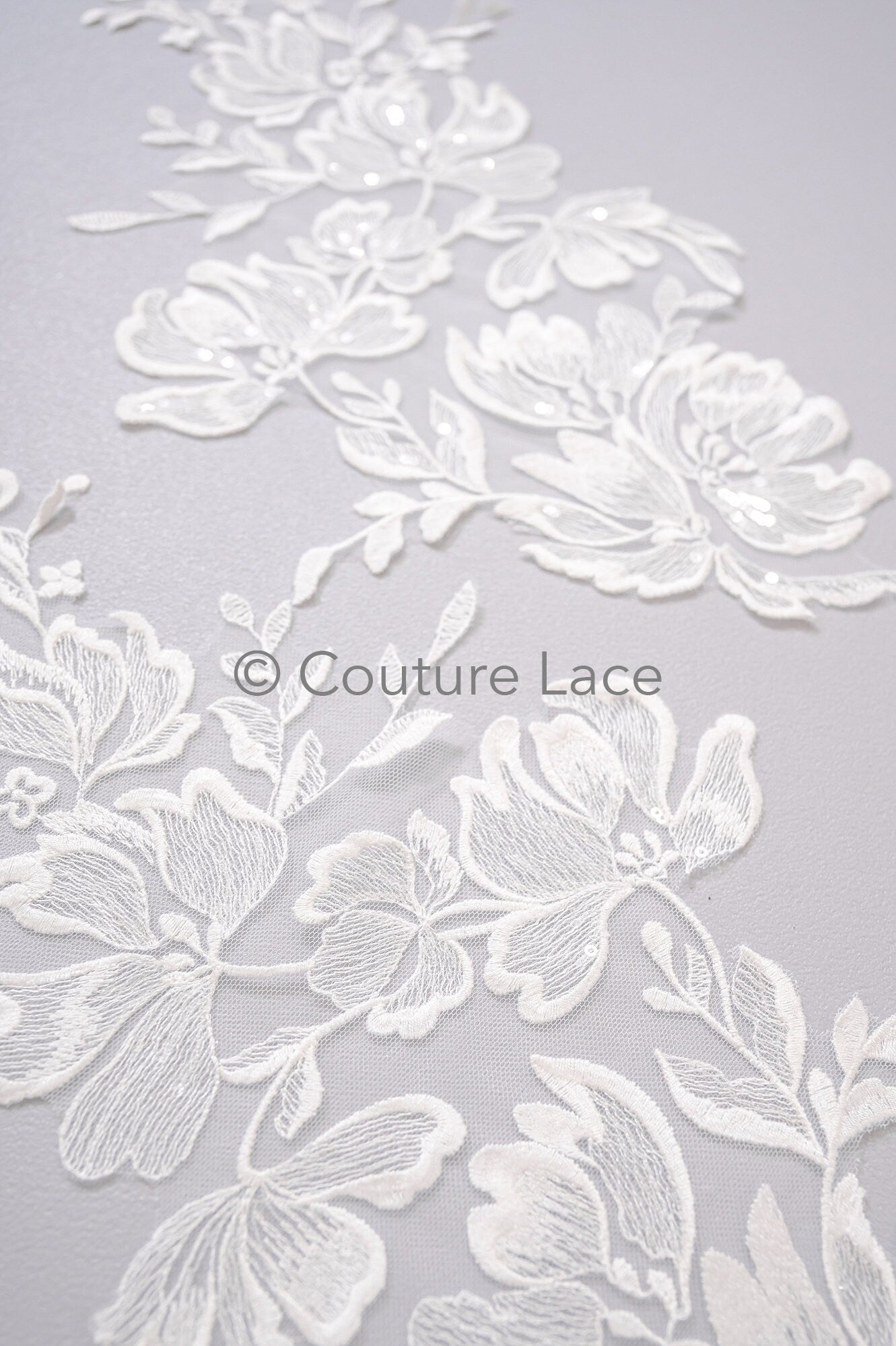 Hochzeit Blumen Applikationen/ Blumen Spitzen Applikationen/ romantisches Kleid Applikationen/ Blatt Applikationen// A23-369