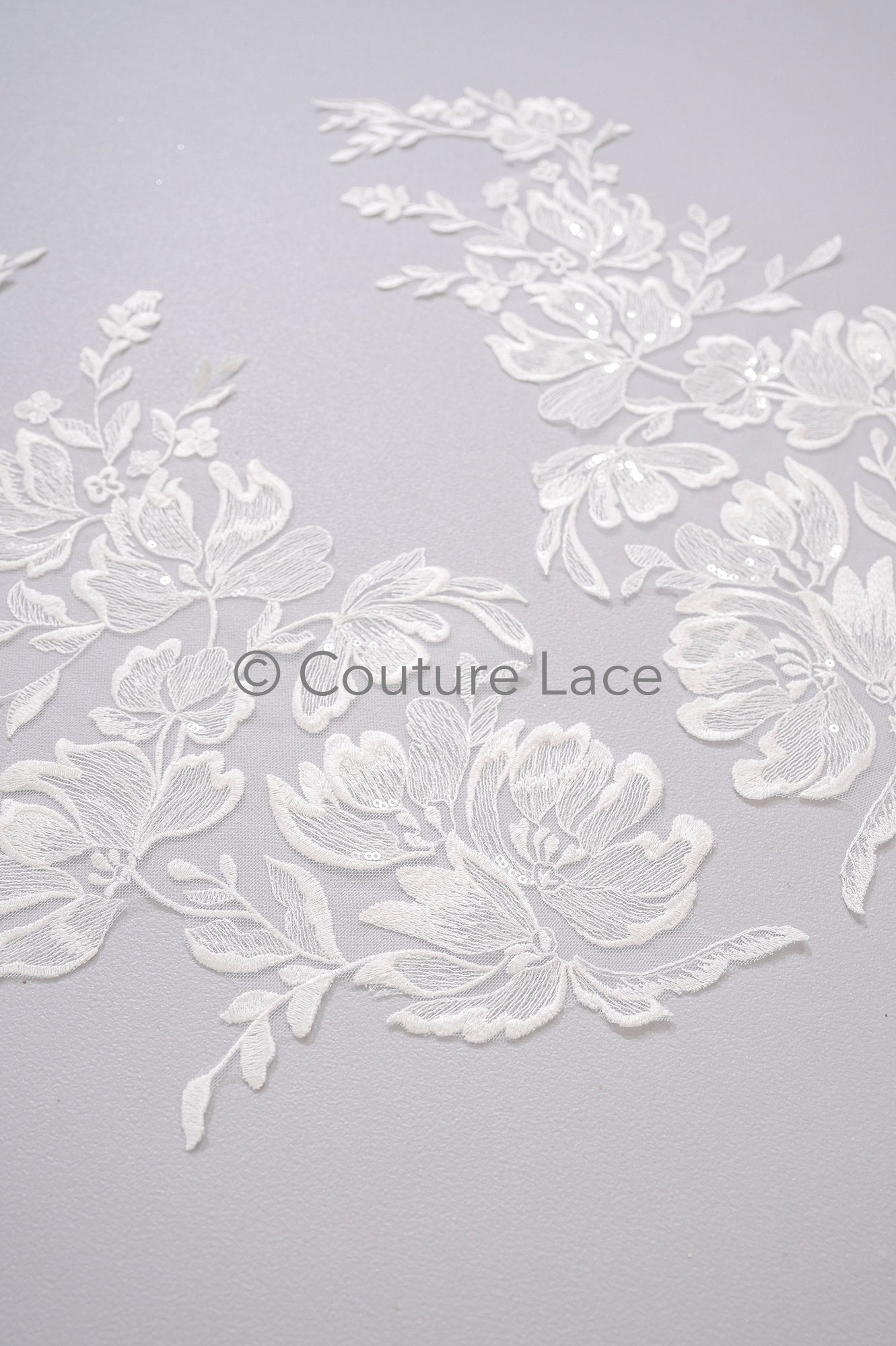 Hochzeit Blumen Applikationen/ Blumen Spitzen Applikationen/ romantisches Kleid Applikationen/ Blatt Applikationen// A23-369