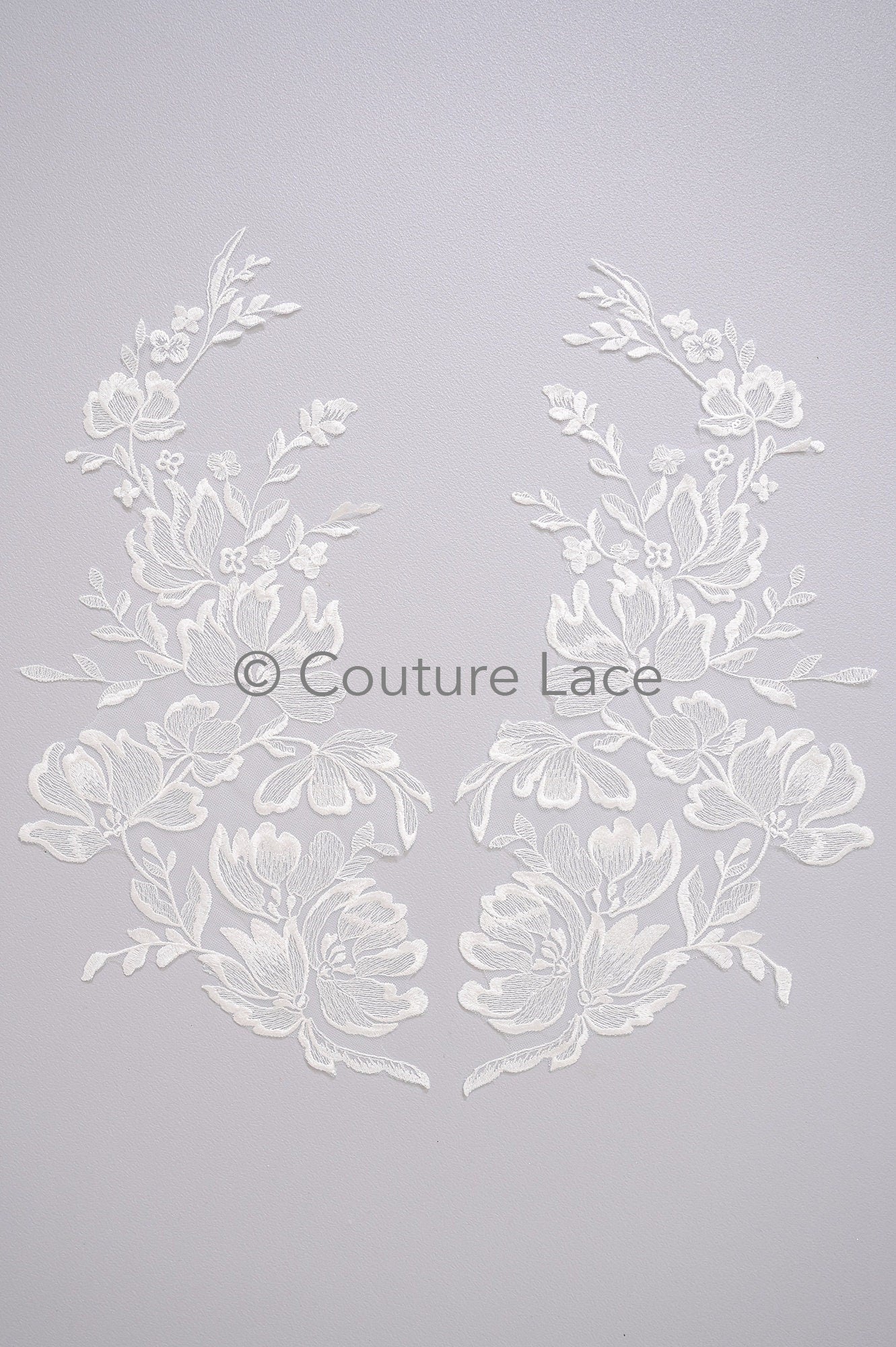 Hochzeit Blumen Applikationen/ Blumen Spitzen Applikationen/ romantisches Kleid Applikationen/ Blatt Applikationen// A23-369