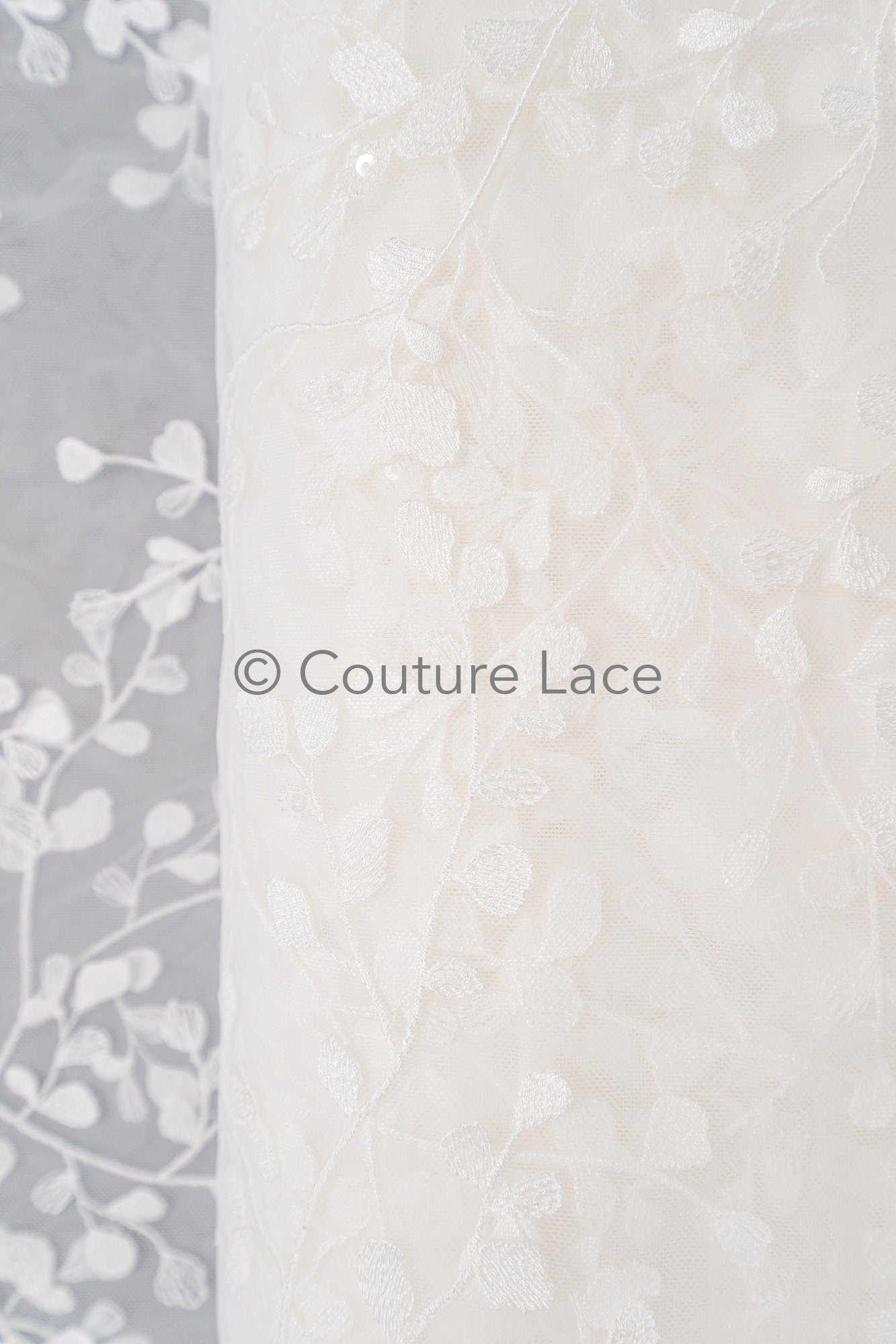 Florale Braut Spitze / Braut Spitze Material / offwhite Braut Spitze mit Folgen / florale Hochzeit Spitze / Couture Spitze / / L23-636