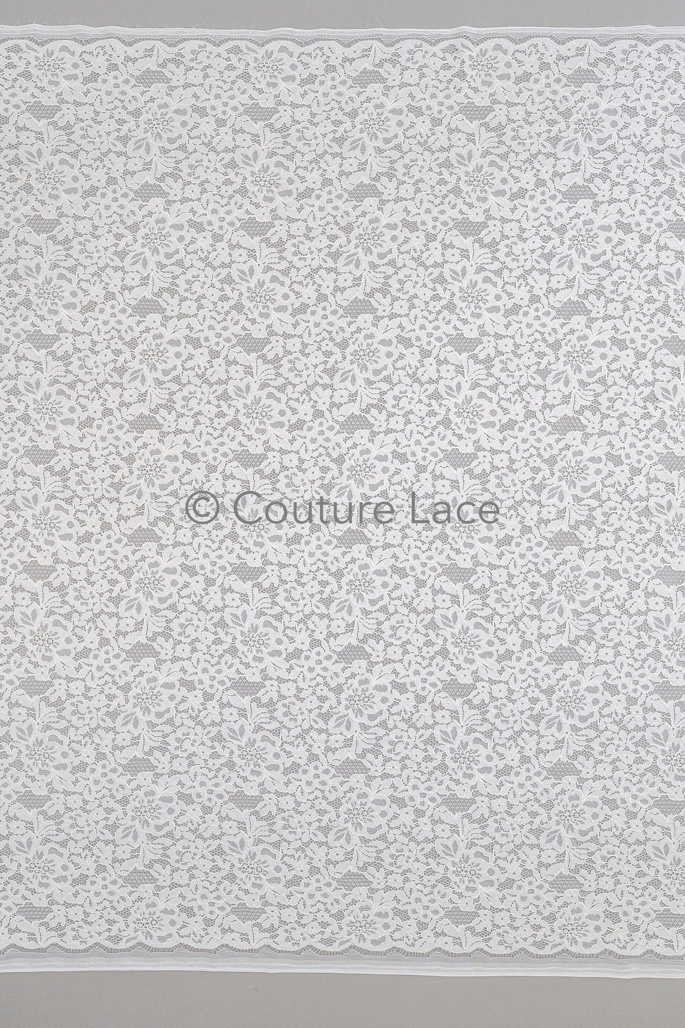 French Chantilly lace/ bridal lace/ Raschel lace/ Off-White Boho bridal lace/ French floral lace// L23-645