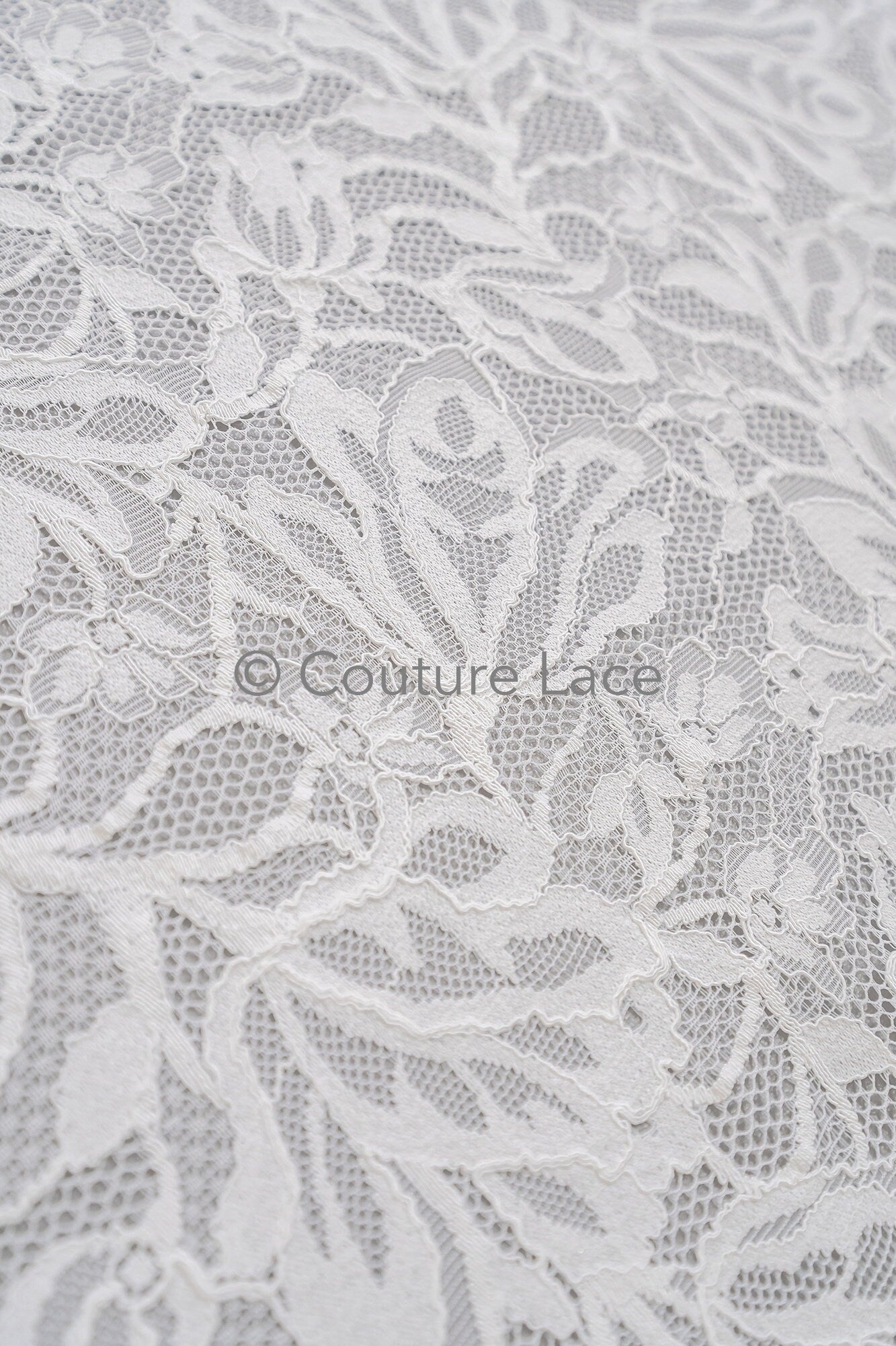 French floral lace/ bridal raschel lace/ French veil lace/ bridal chanitilly lace/ Edwardian lace fabric// L23-647