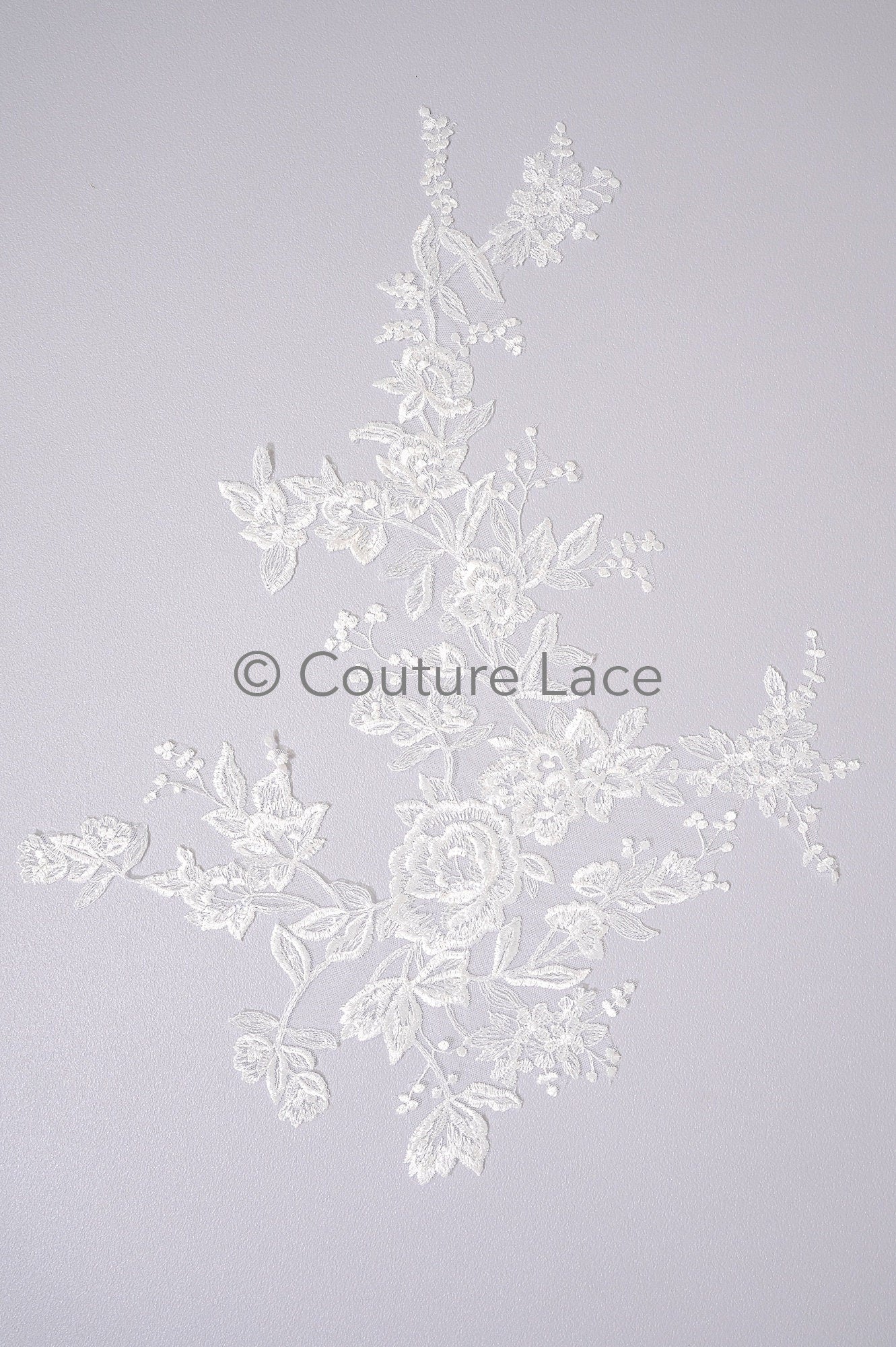 Hochzeit Blumen Applikation/ Blumen Spitzen Applikation/ romantisches Kleid Applikationen/ Blatt Applikationen/ A23-349
