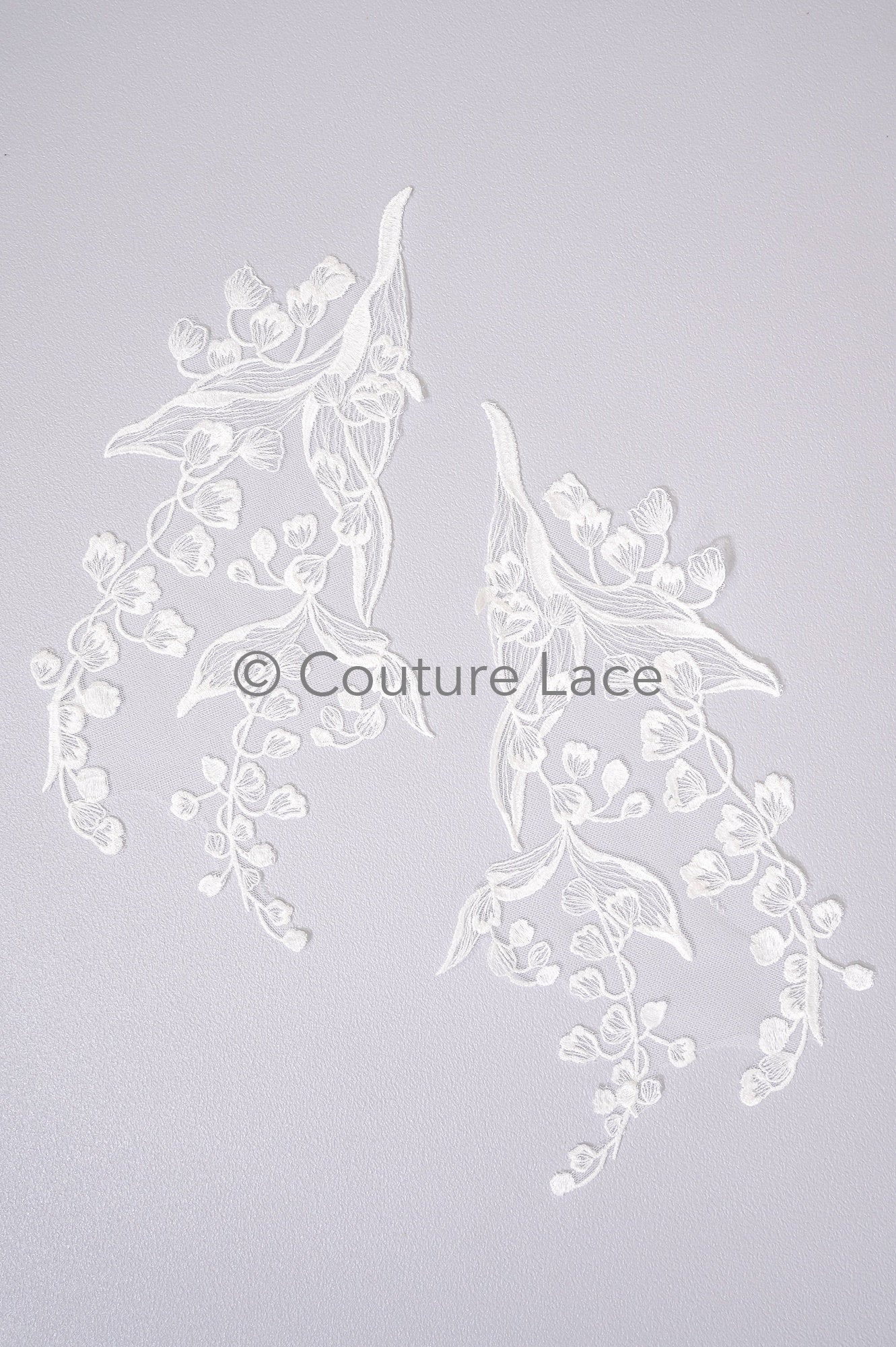 Hochzeit Blumen Applikation/ Blumen Spitzen Applikation/ romantisches Kleid Applikationen/ Blatt Applikationen/ A23-352