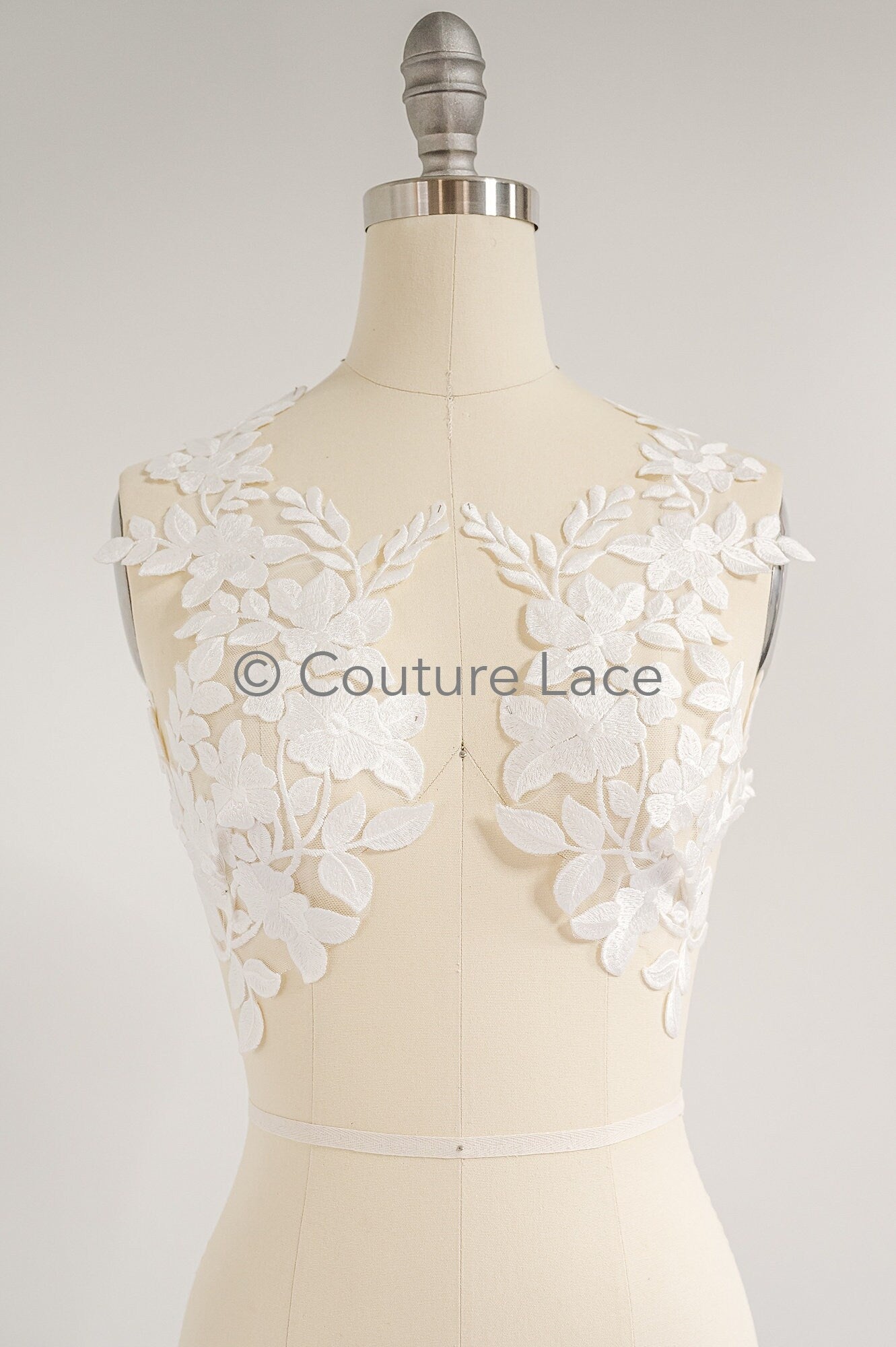 Hochzeit Blumen Applikation/ Blumen Spitze Applikation/ romantisches Kleid Applikationen/ Blatt Applikationen// A23-355
