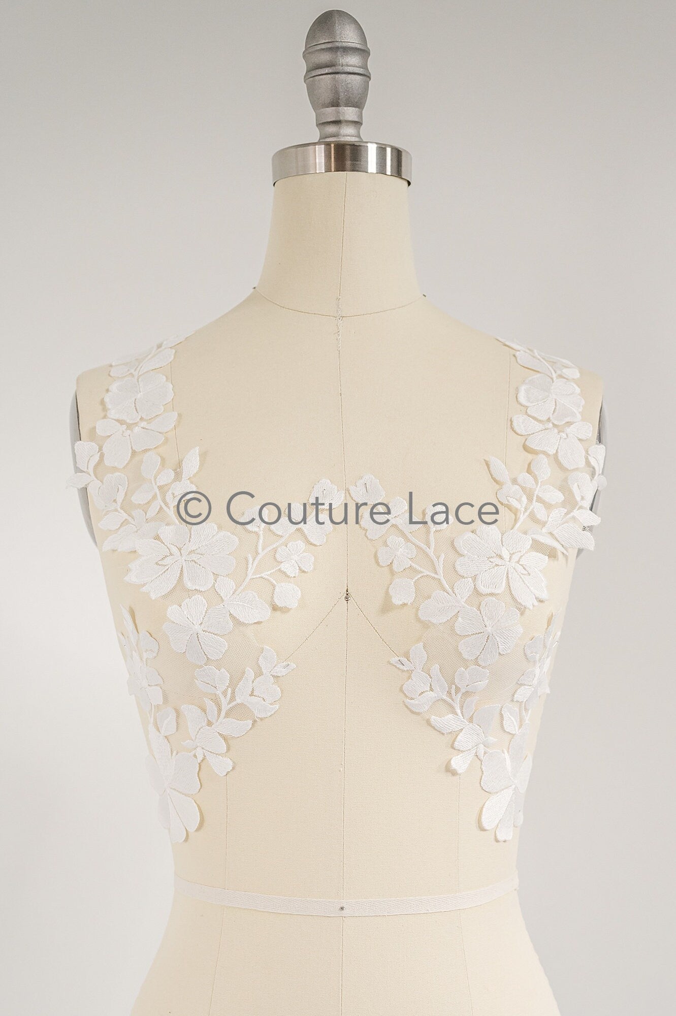 Hochzeit Blumen Applikation/ Blumen Spitze Applikation/ romantisches Kleid Spitzen Applikation/ Braut Blatt Applikationen// A23-360