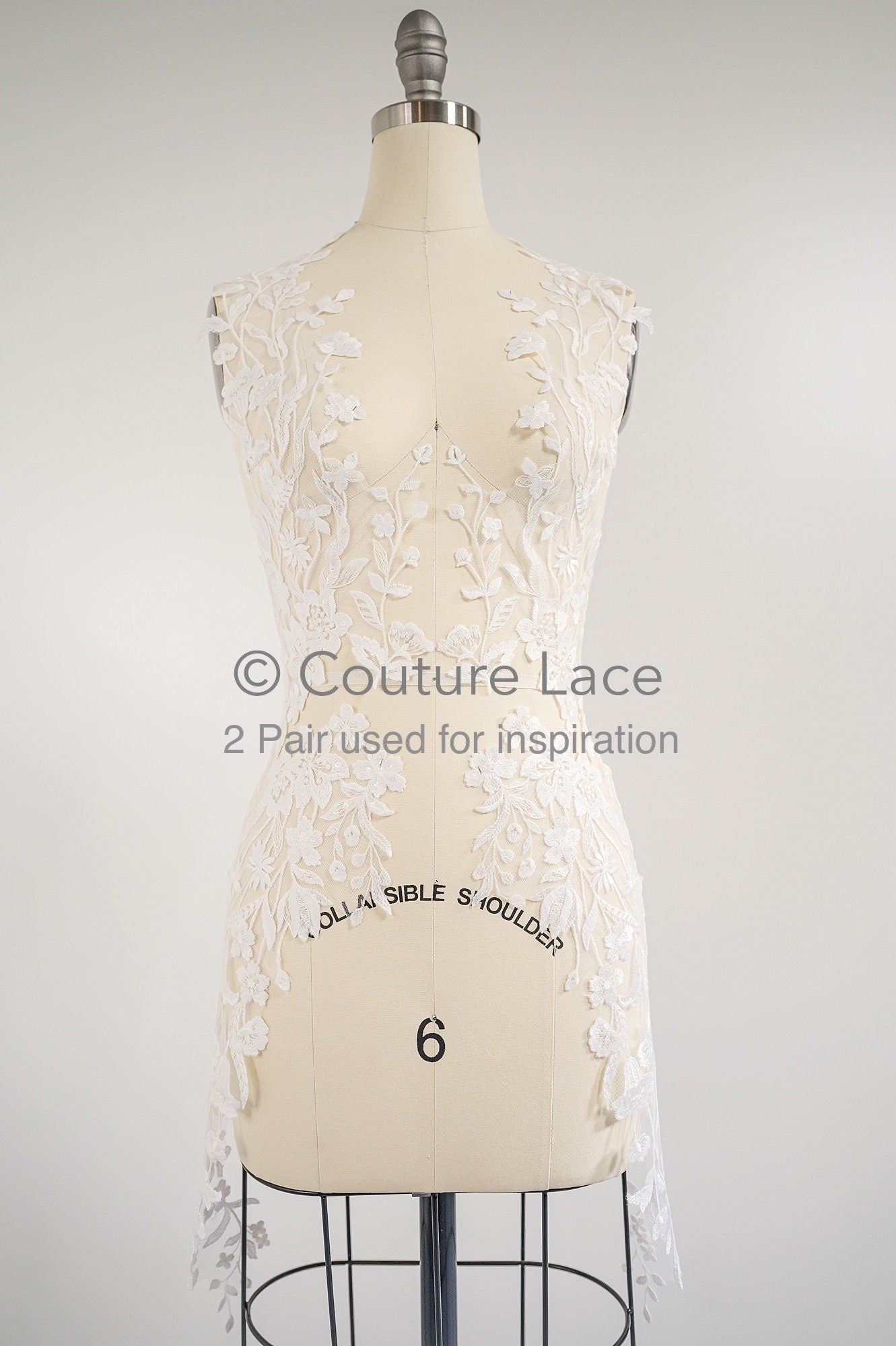 Hochzeit Blumen Applikation/ Blumen Spitzen Applikationen/ romantisches Kleid Applikationen/ Blatt Applikationen// A23-361