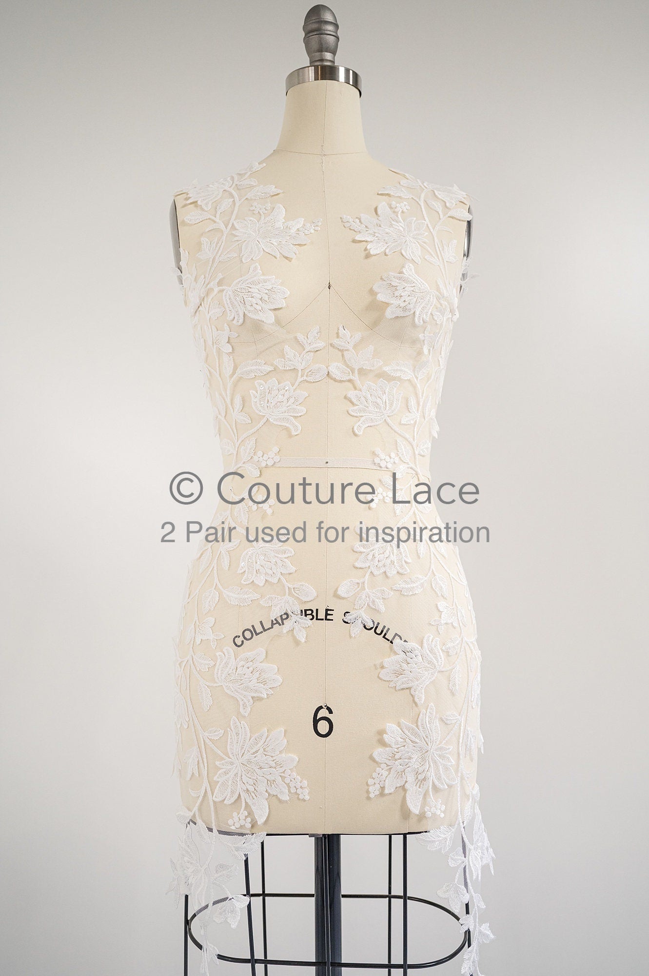 Hochzeit Blumen Applikationen/ Blumen Spitzen Applikationen/ romantisches Kleid Applikationen/ Blatt Applikationen// A23-362