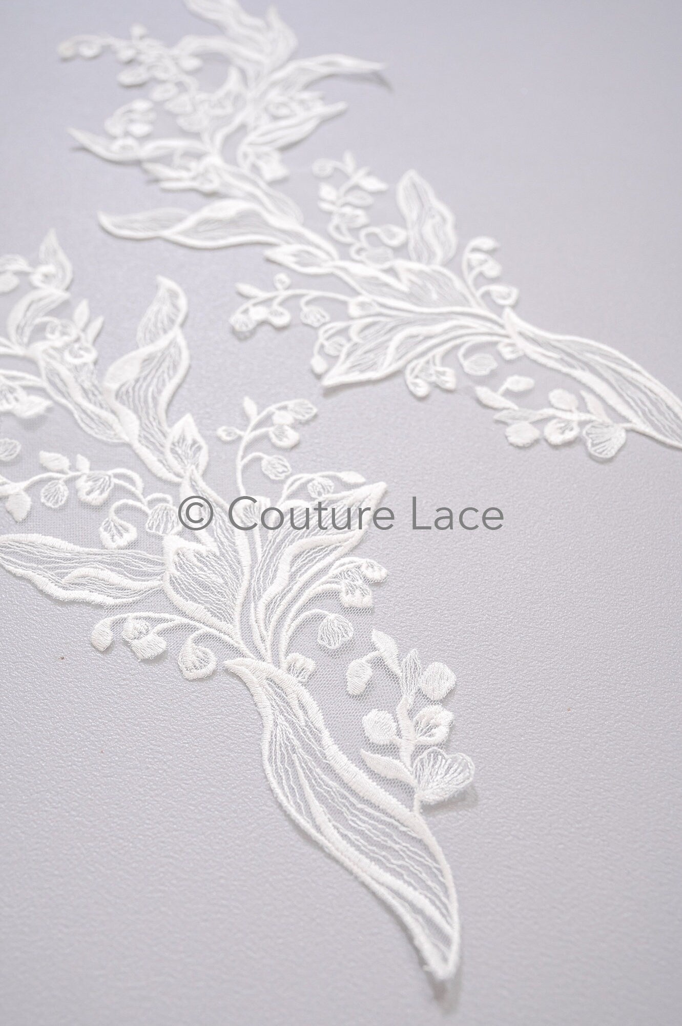 Hochzeit Blumen Applikation/ Blumen Spitze Applikation/ romantisches Kleid Spitzen Applikation/ Braut Blatt Applikationen// A23-367