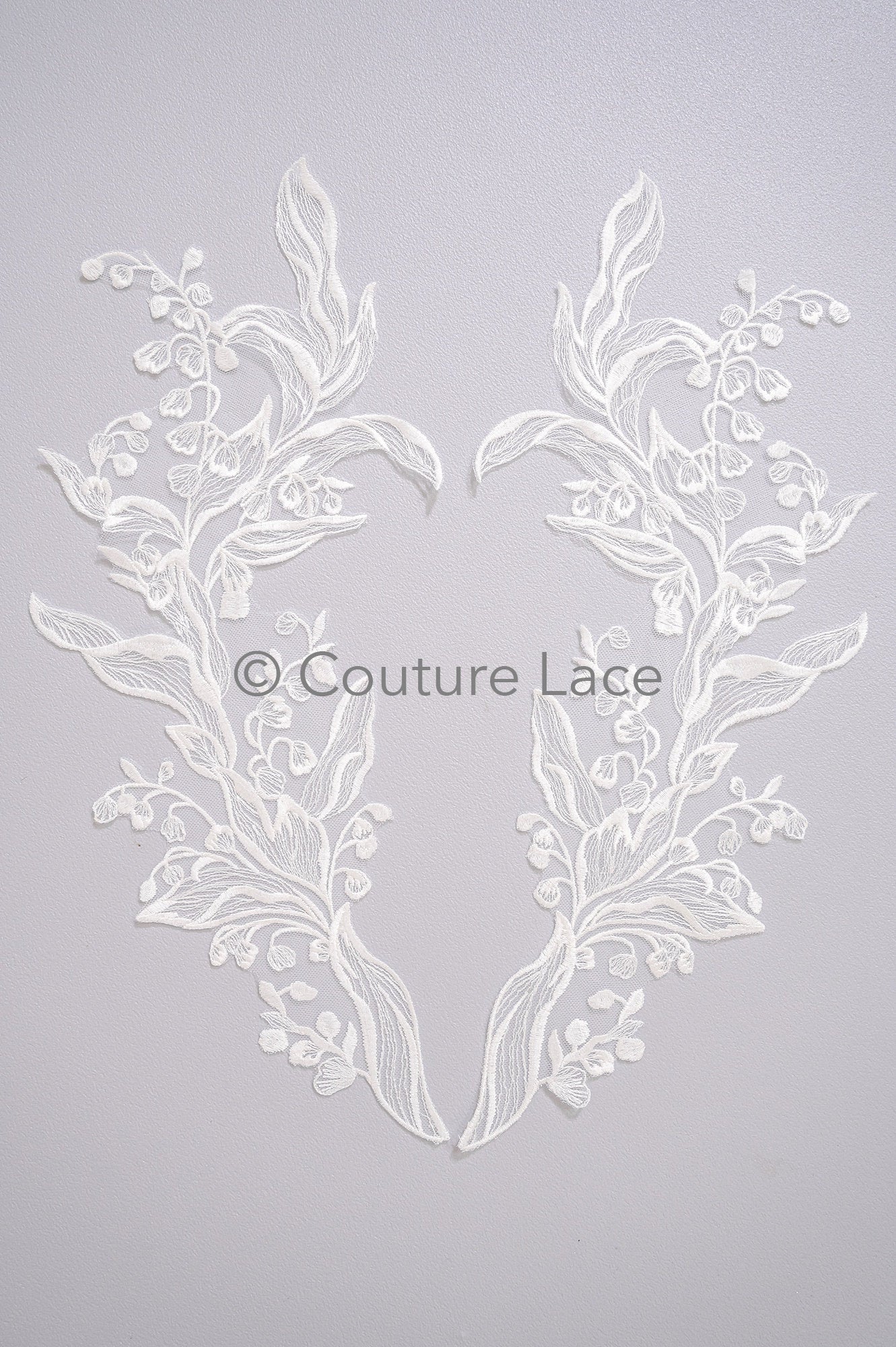 Hochzeit Blumen Applikation/ Blumen Spitze Applikation/ romantisches Kleid Spitzen Applikation/ Braut Blatt Applikationen// A23-367