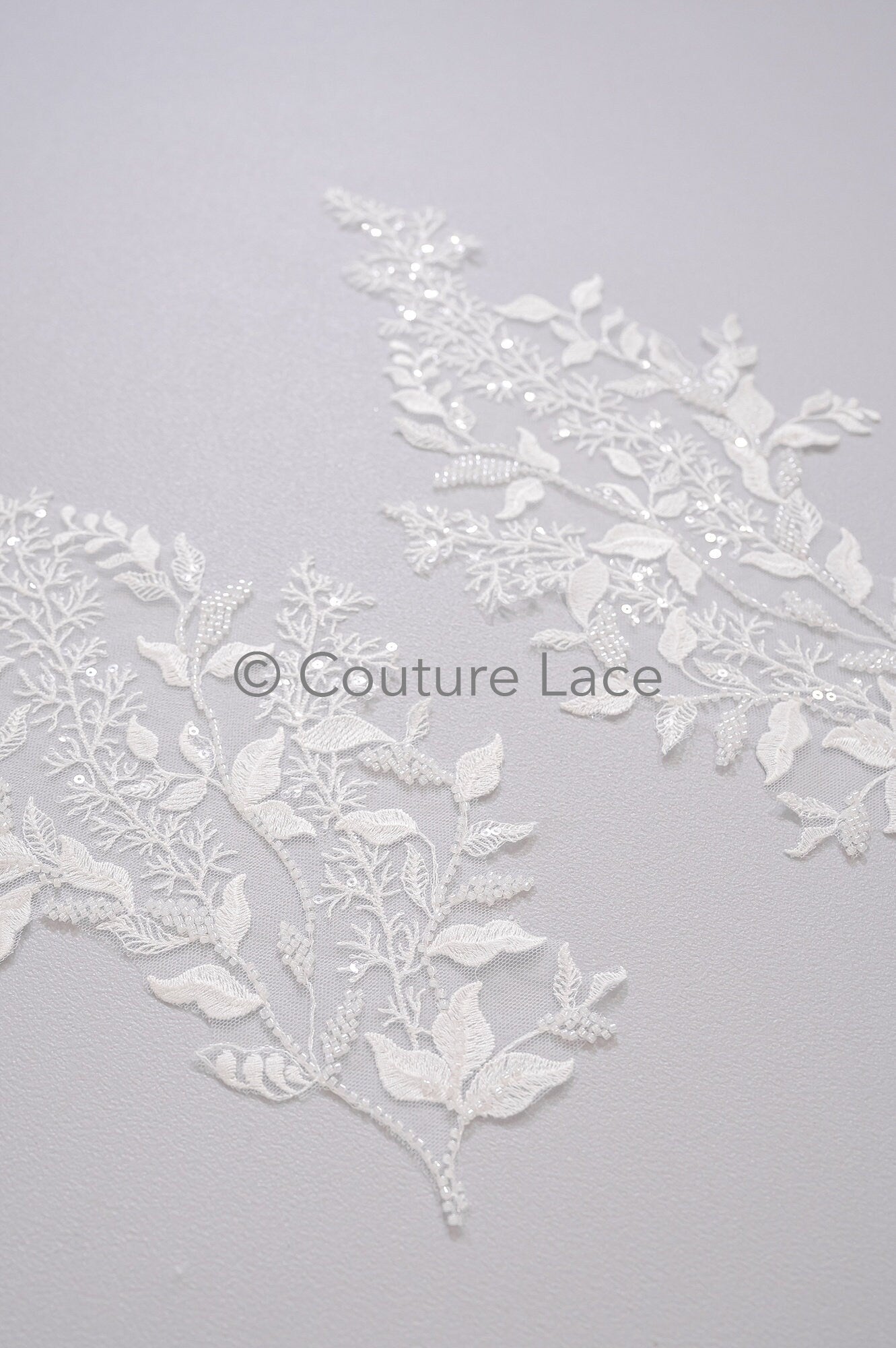 Hochzeit Blumen Applikation/ Blumen Spitzen Applikation/ romantische Spitzen Applikation/ Blatt Applikation// A23-368