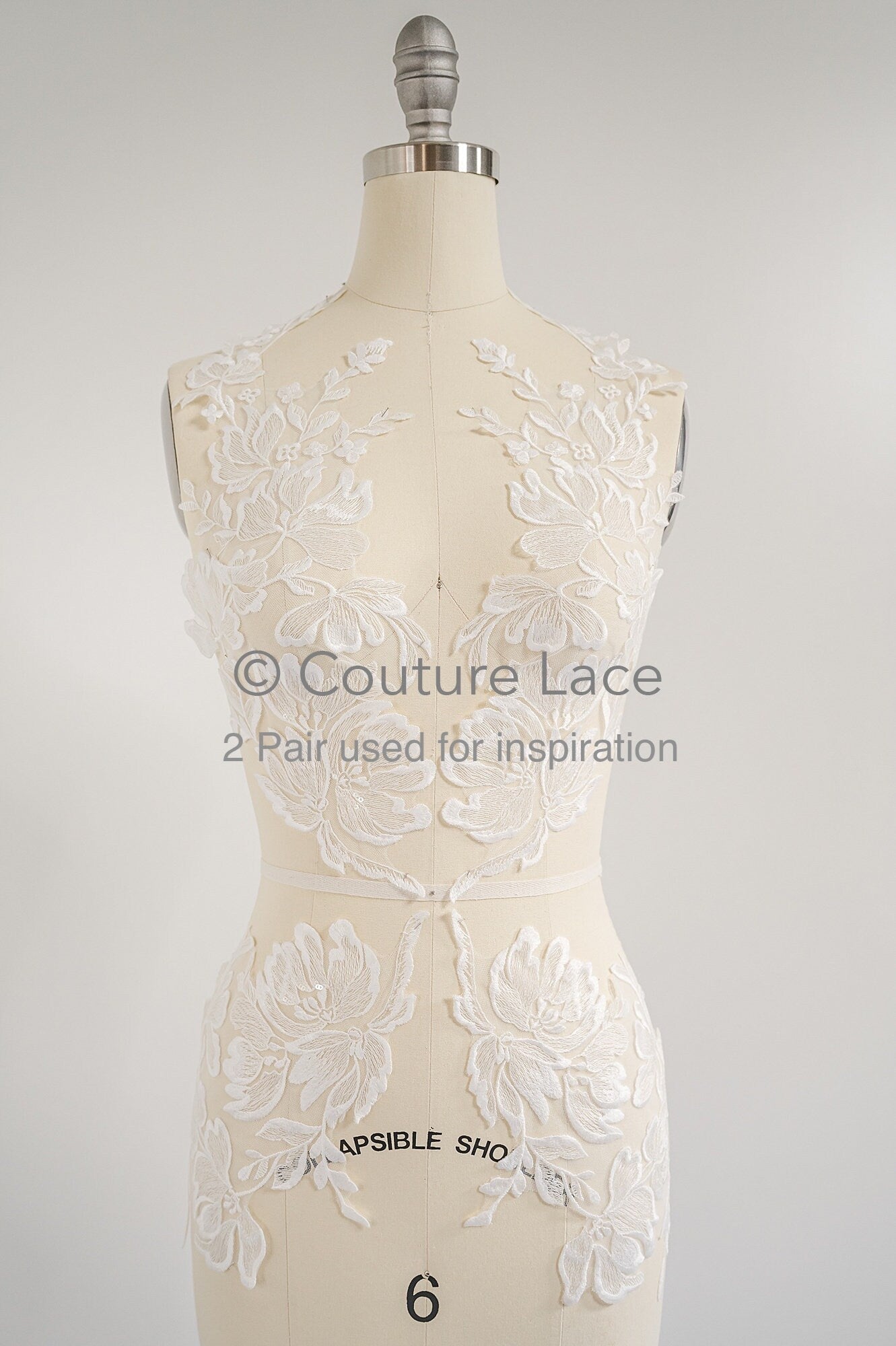 Hochzeit Blumen Applikationen/ Blumen Spitzen Applikationen/ romantisches Kleid Applikationen/ Blatt Applikationen// A23-369