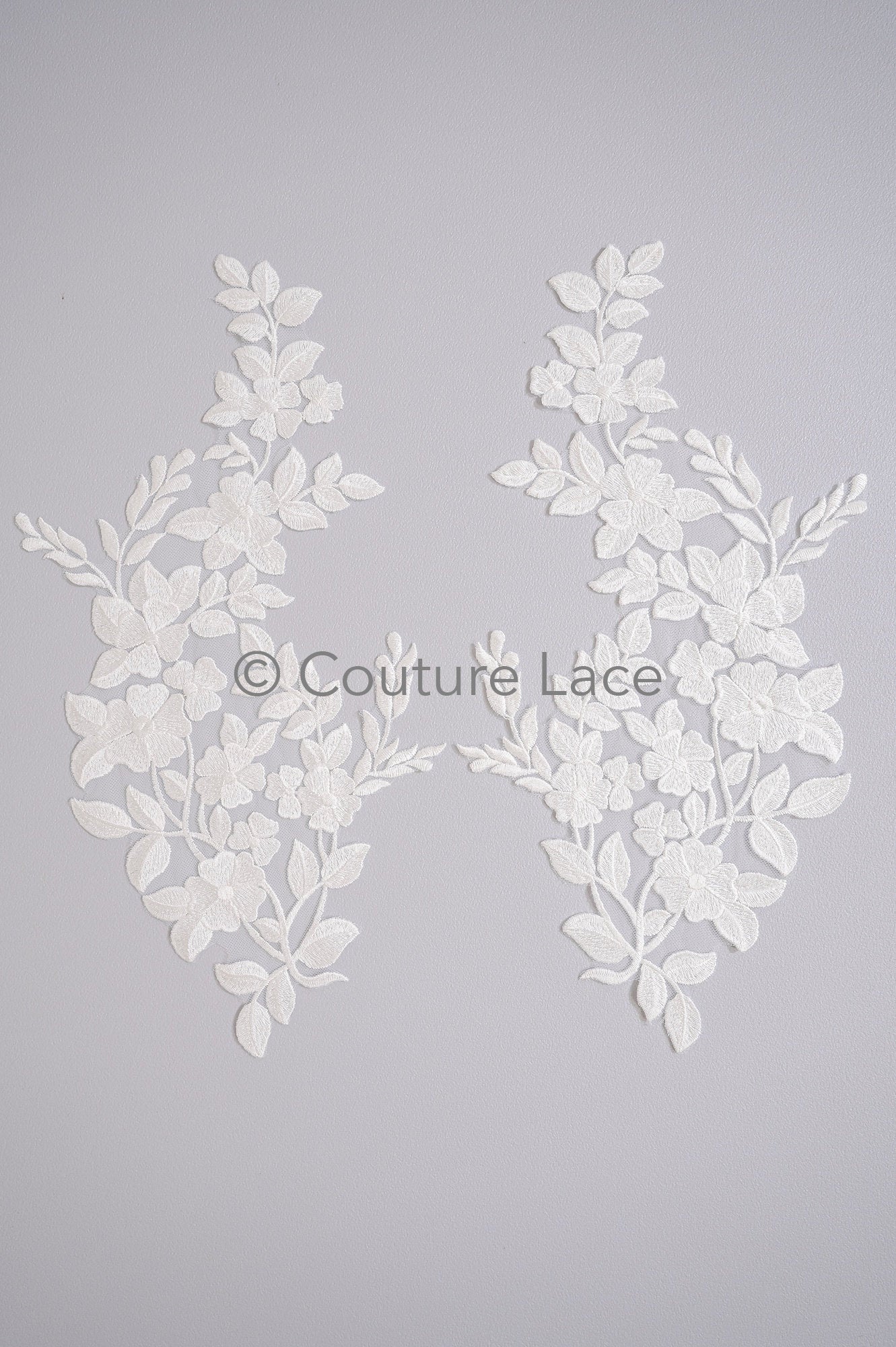 Hochzeit Blumen Applikation/ Blumen Spitze Applikation/ romantisches Kleid Applikationen/ Blatt Applikationen// A23-355
