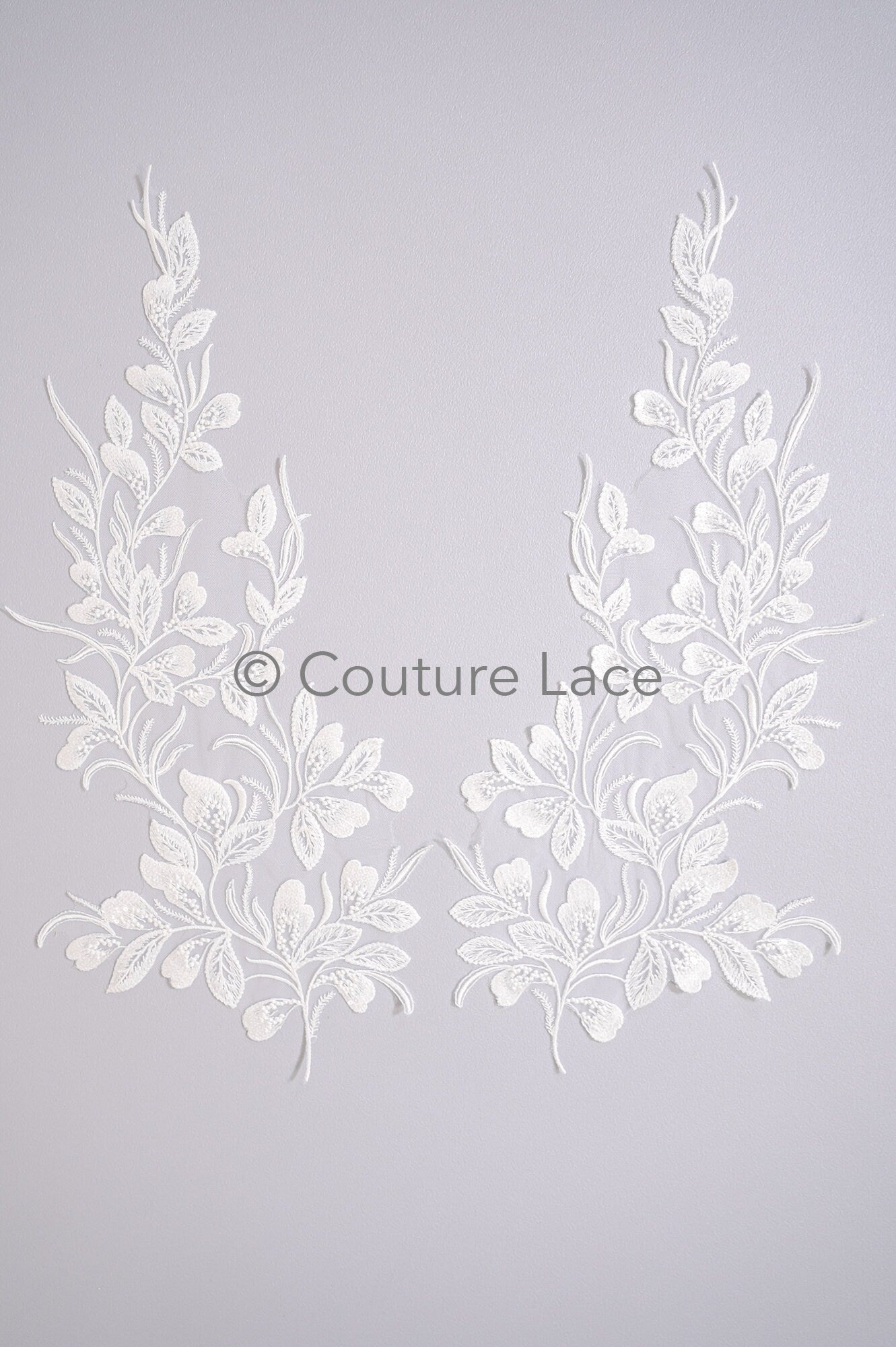 Hochzeit Blumen Applikation/ Blumen Spitzen Applikationen/ romantisches Kleid Applikationen/ Blatt Applikationen// A23-356