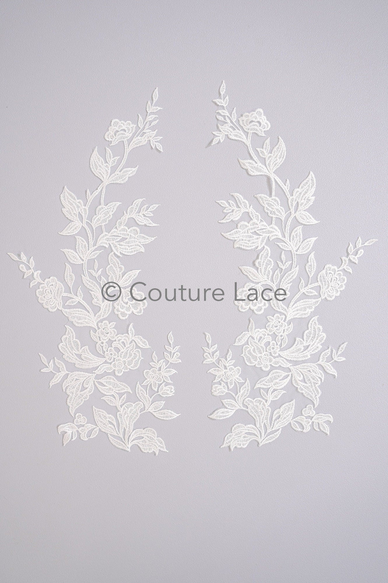 Hochzeit Blumen Applikationen/ Blumen Spitzen Applikationen/ romantisches Kleid Applikationen/ Blatt Applikationen// A23-357