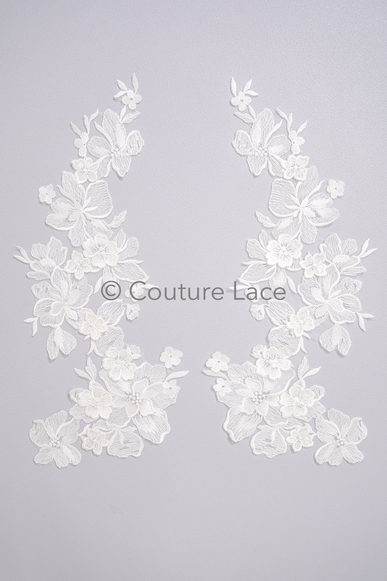 3D Blumen Applikationen/ Blumen Spitze Hochzeit Aufnäher/ romantisches Kleid Applikationen/ Blatt Applikationen// A23-363
