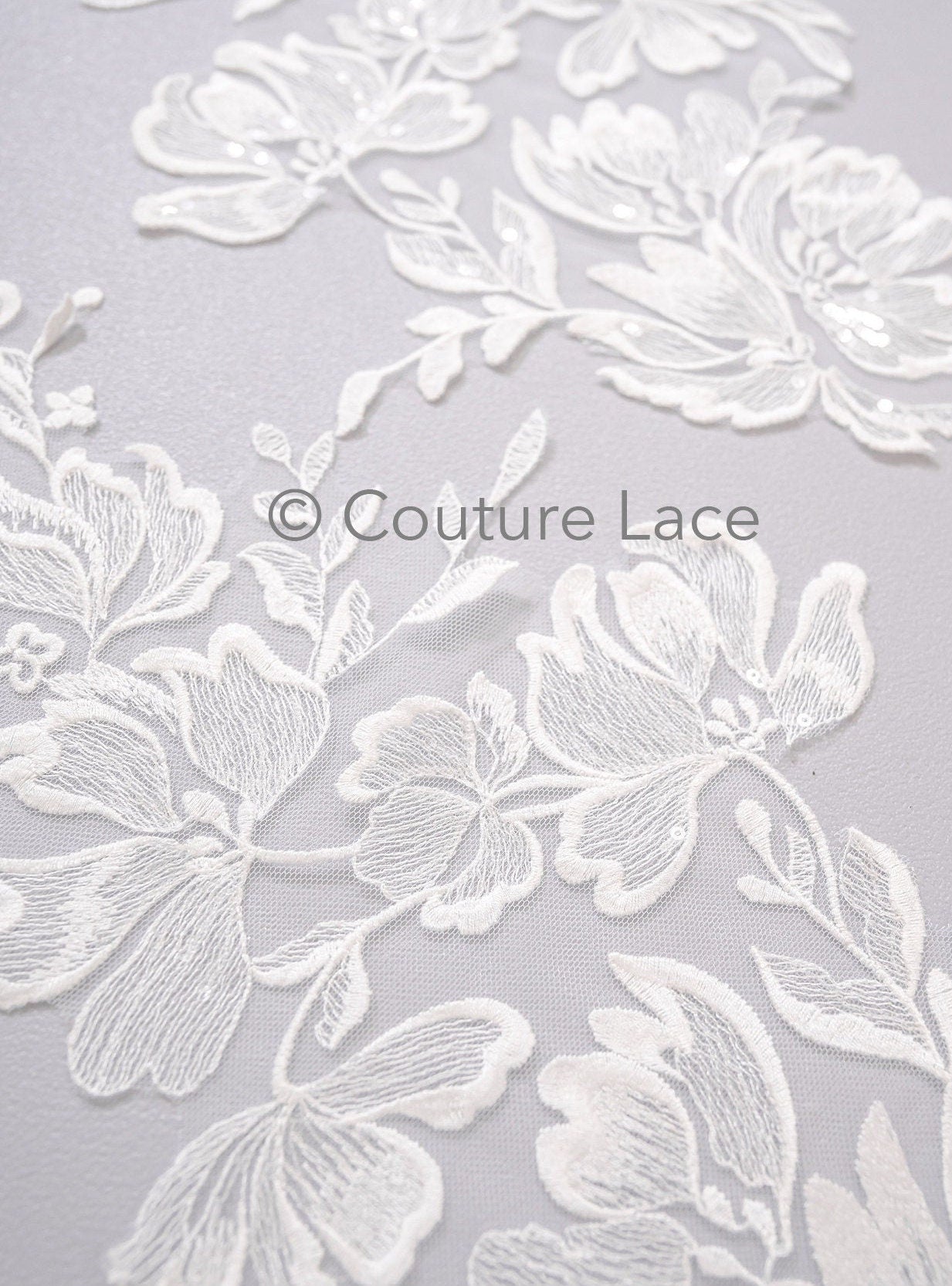 Hochzeit Blumen Applikationen/ Blumen Spitzen Applikationen/ romantisches Kleid Applikationen/ Blatt Applikationen// A23-369