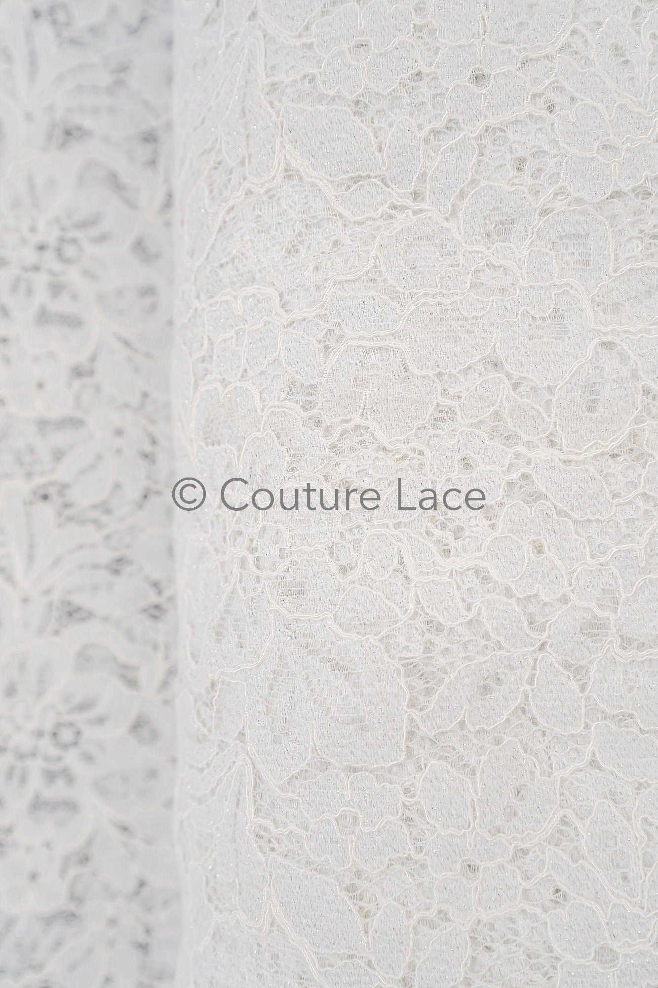 French Chantilly lace/ bridal lace/ Raschel lace/ Off-White Boho bridal lace/ French floral lace// L23-645
