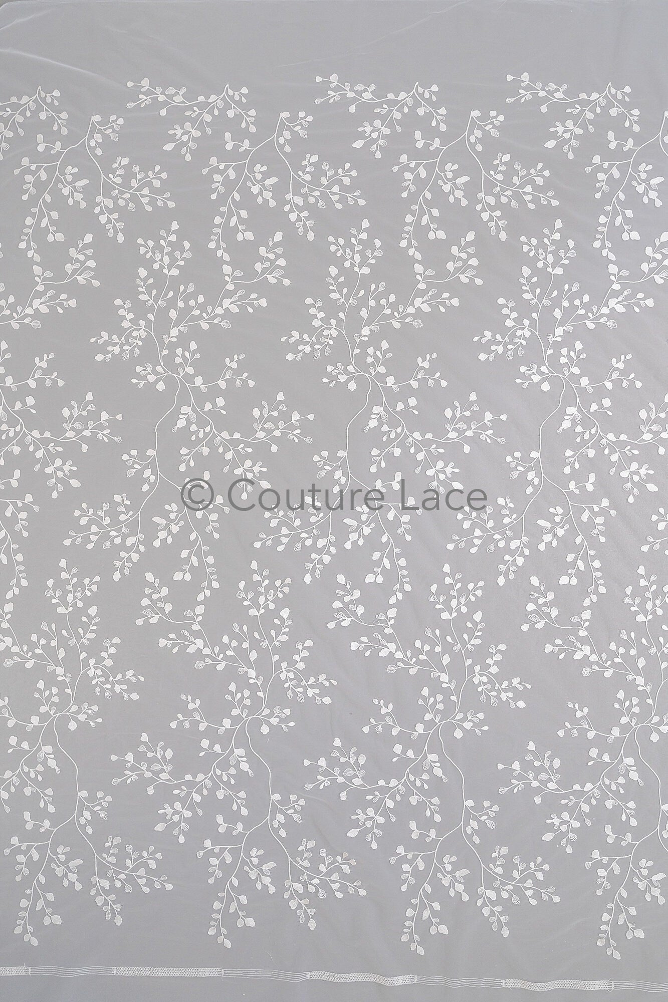 Florale Braut Spitze / Braut Spitze Material / offwhite Braut Spitze mit Folgen / florale Hochzeit Spitze / Couture Spitze / / L23-636