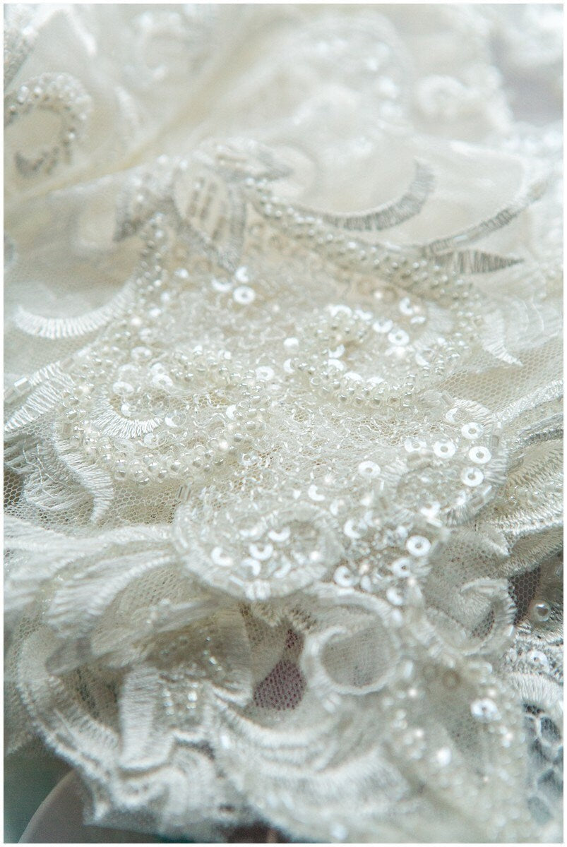 GROßE Schwere Perlen BrautApplikation - Venedig SpitzenPerlen Applikation große Größe, Luxus Hochzeit Appliqué, Illusion Back Applikation// A17-069