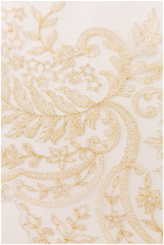 2x 1 yds verspiegelte Spitzenborte Gold/ filigrane Brautspitze/ Blumenspitze/ Braut Spitzenborte/ Hochzeit Spitze// T17-010