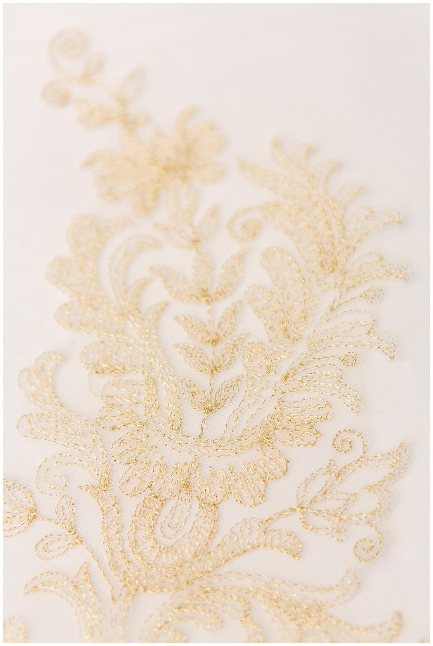 2x 1 yds mirrored lace trim gold/ filigree bridal lace/ floral lace/ bridal lace trim/ wedding lace// T17-010