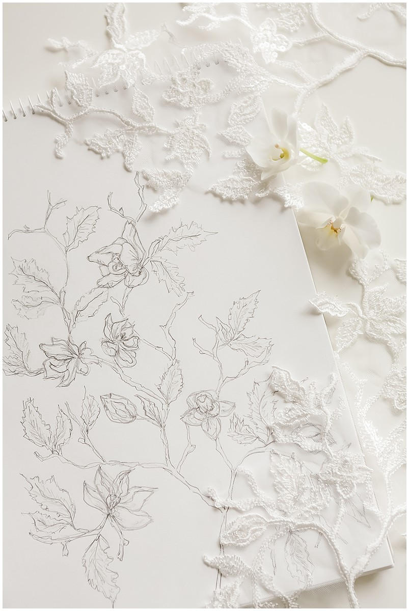 Orchidee Design gespiegeltes Pailletten Hochzeitskleid Applikation, 1 PAAR (2Stk.) Blumenapplikation, große Spitzenblume, Blütenspitze// A17-063