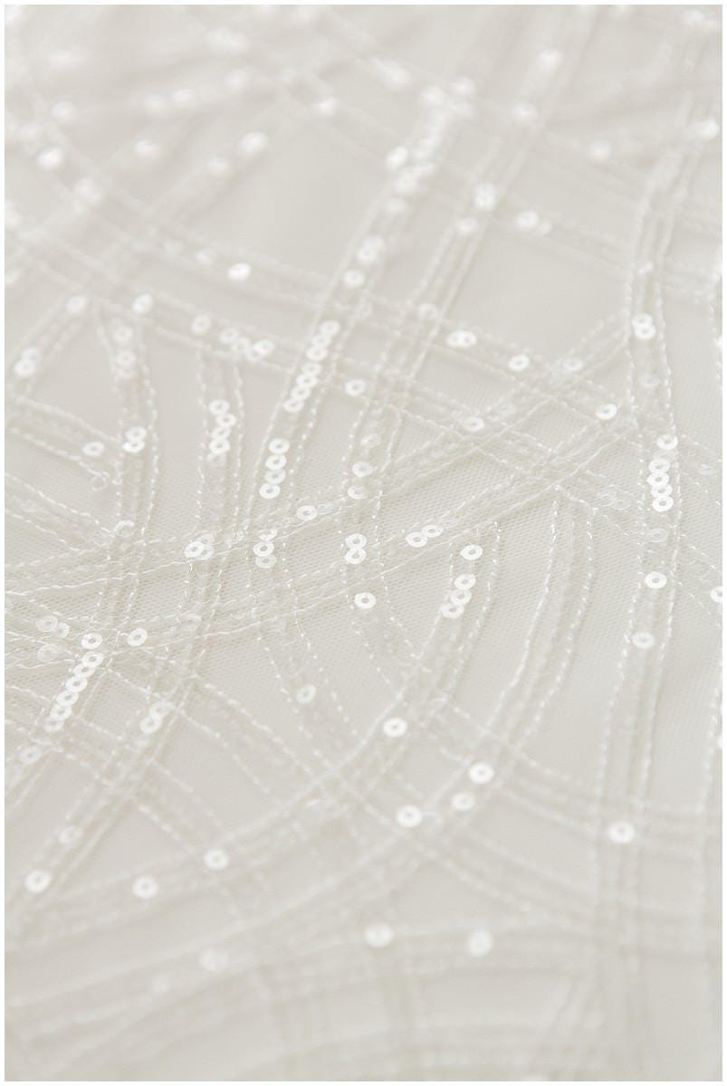 Moderner weicher Pailletten Spitzenstoff, Hochzeitskleid Spitze, Pailletten Tüll Stoff für Brautkleider, Stoff mit glitzernden Pailletten// L17-078