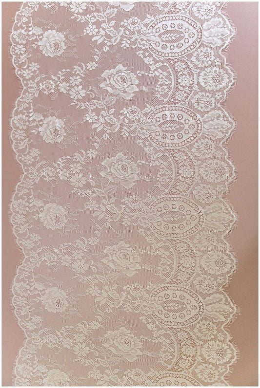 3 MÈTRES garniture en dentelle de mariage brillante/ garniture en dentelle de fleur Chantilly/ dentelle de lingerie douce/ dentelle de mariée/ garniture en dentelle robe de soirée// C17-040