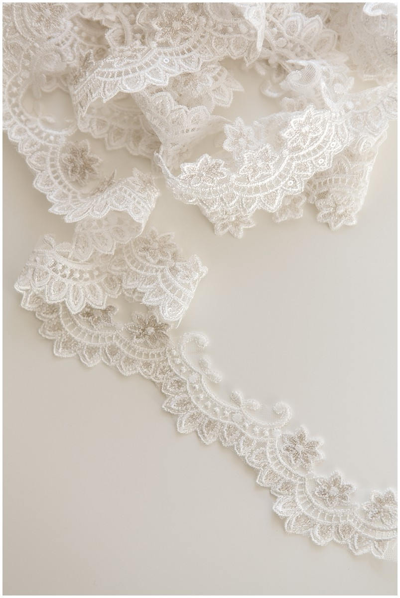 Silber Ivory Borte Spitzenbesatz/ Brautspitze/ Stickerei Spitzenbesatz/ Schleier Spitzenbesatz/ Blumen Borte Spitze// T17-030