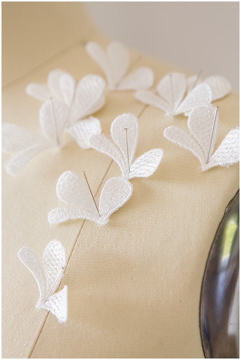10pcs 3D flower lace applique/wedding dress lace applique// A17-090