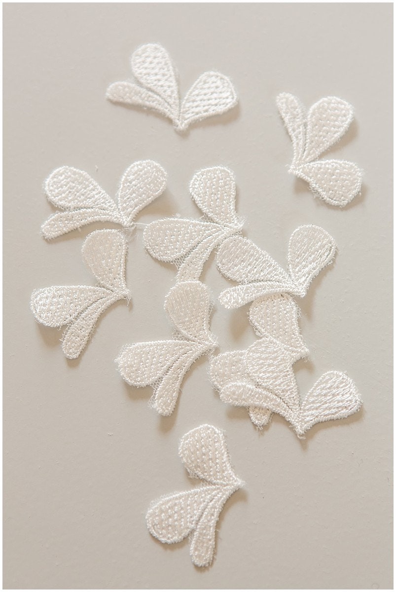 10pcs 3D flower lace applique/wedding dress lace applique// A17-090