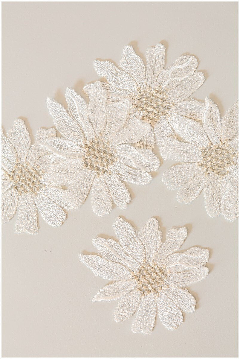 20pcs. 3D flower applique/wedding dress lace applique/bridal 3D applique// A17-100-1