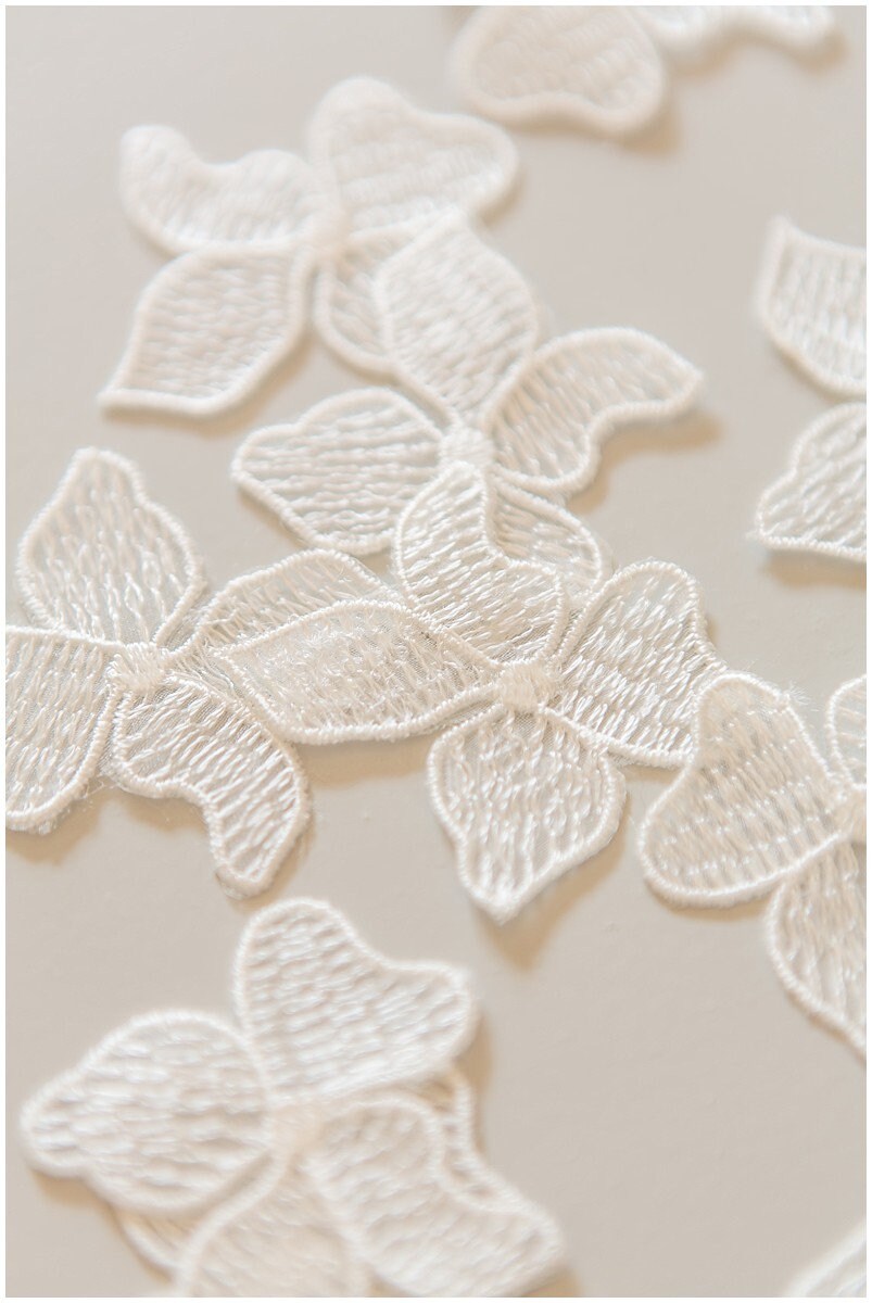 20pcs. 3D flower appliques /wedding dress lace applique/ 3D flower bridal lace// A17-085