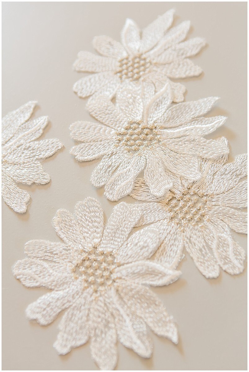 20pcs. 3D flower applique/wedding dress lace applique/bridal 3D applique// A17-100-1
