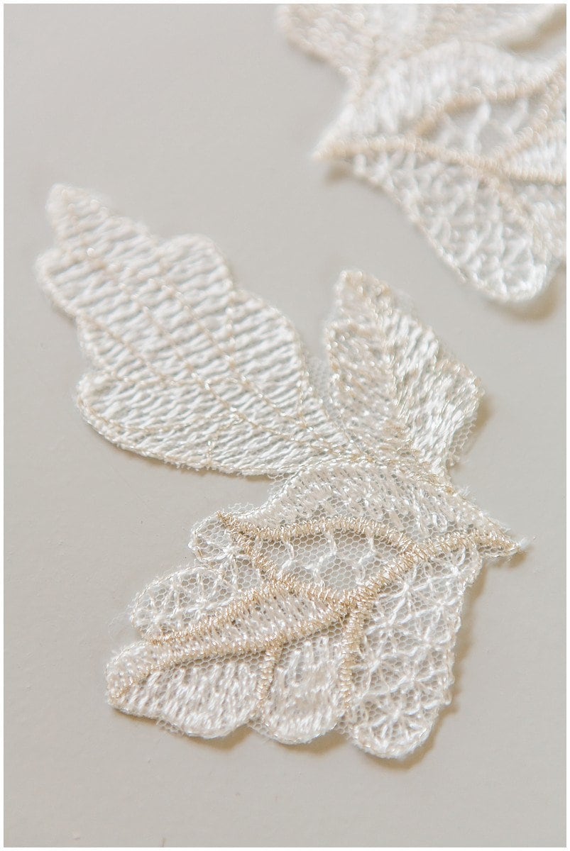 20pcs. lace leaf applique/ 3D flower lace applique/ wedding dress lace applique/ bridal lace// A17-106-1