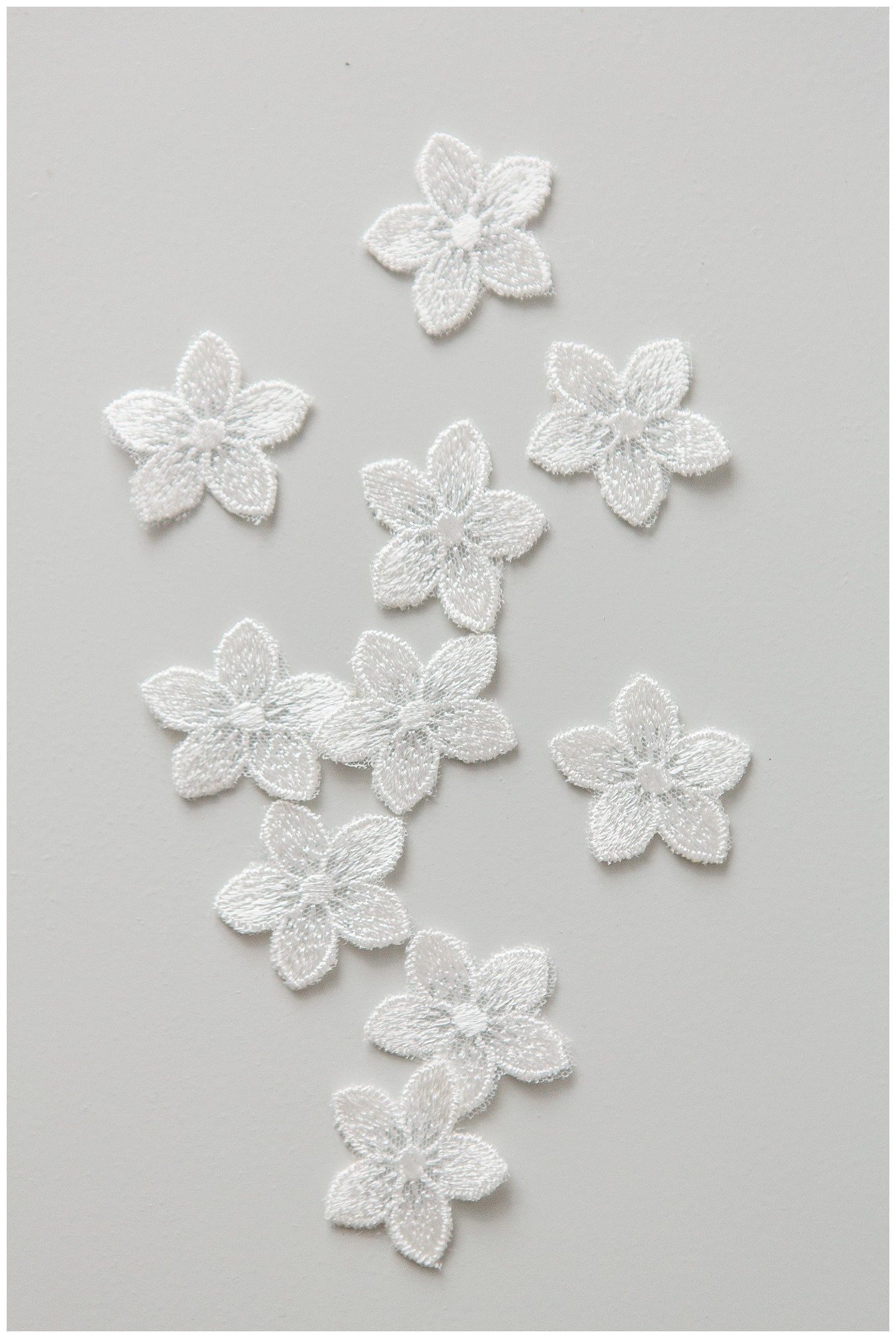 20pcs. 3D lace flowers for sewing/ 3D flower lace applique/ wedding dress lace applique/ bridal lace// A17-163R