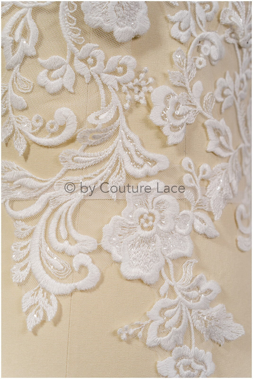 Blumen Hochzeitskleid Spitzenaufnäher, Aufnäher für Brautkleid, Spitzenblume für Hochzeitskleid, Brautspitze Applikation, Stickaufnäher// A19-190