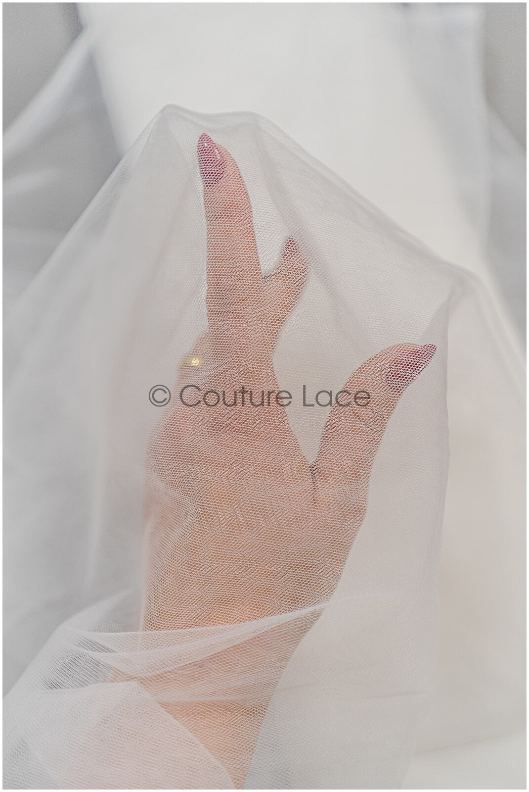 Bale - 27.4 yds/ 25 meters soft tulle, off-white soft bridal tulle, veil tulle // R-146-18-BALLEN