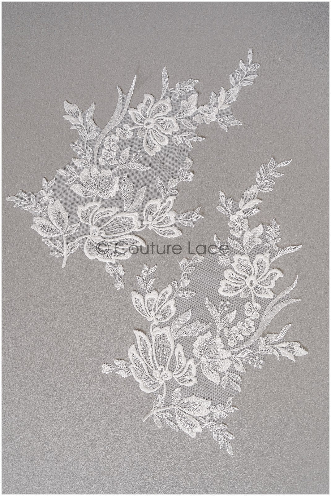Wildblumen-Spitzen-Patch, Blumen-Spitzen-Applikation, Spitzen-Blumen-Patch, Braut-Spitzen-Blumenapplikationen, A22-269