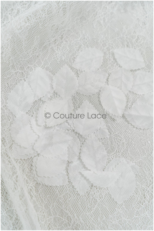 3g 3d leaf lace applique/ leaves applique/ 3D flower leaf applique/ patch// A24-410