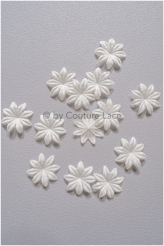 11g. 3D lace flowers/ 3D flowers sew on/ 3D flowers lace applique/ wedding dress lace applique// A24-444