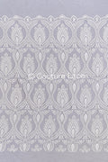 High-quality boho bridal lace with floral patterns/ Finest bridal lace in boho style// L25-829