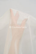 Seiden-glänzender Organza Stoff – Ideal für voluminöse Brautkleider, Röcke & Dekoration// R-055
